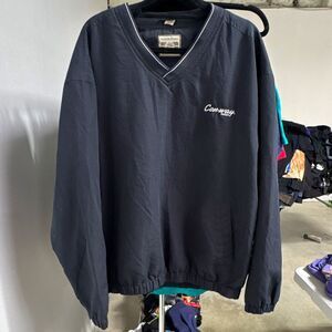 Vintage Destinations Concept V-Neck Pullover Windbreaker – Men’s M